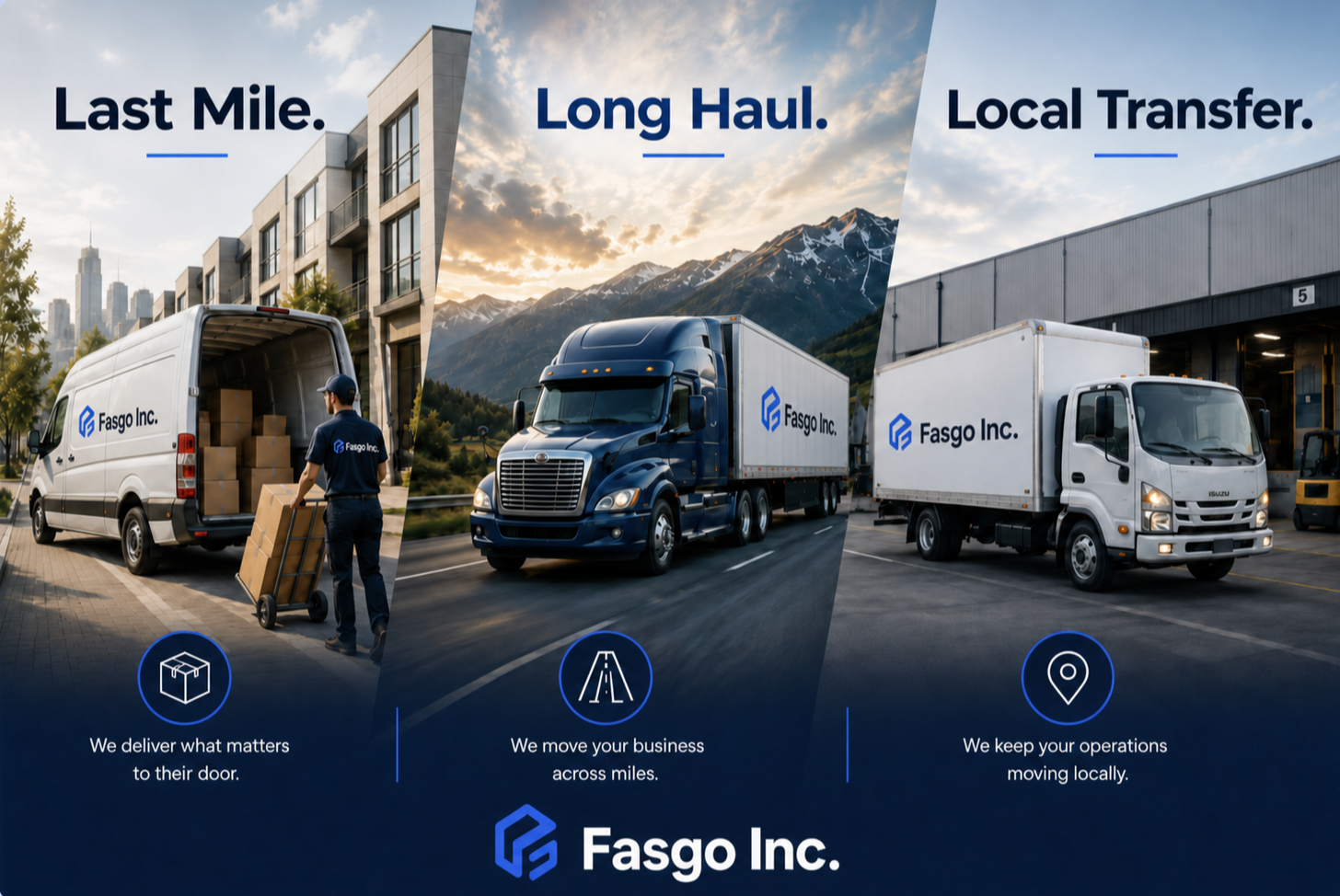 Fasgo DSP — Last Mile, Long Haul, and Local Transfer